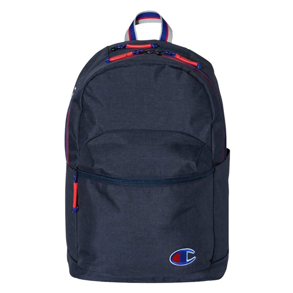 NWT Champion 21L Backpack Performance Student Multi-Purpose Heather Navy CS1002